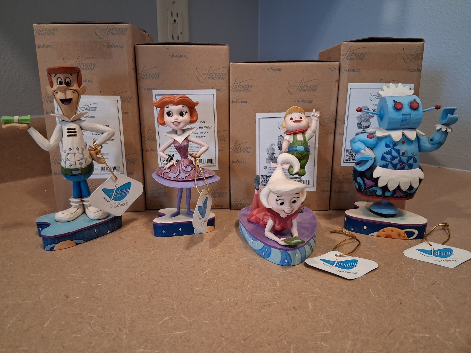 Jim Shore The Jetsons Complete Set George Jane Judy & Elroy Rosie Enesco New