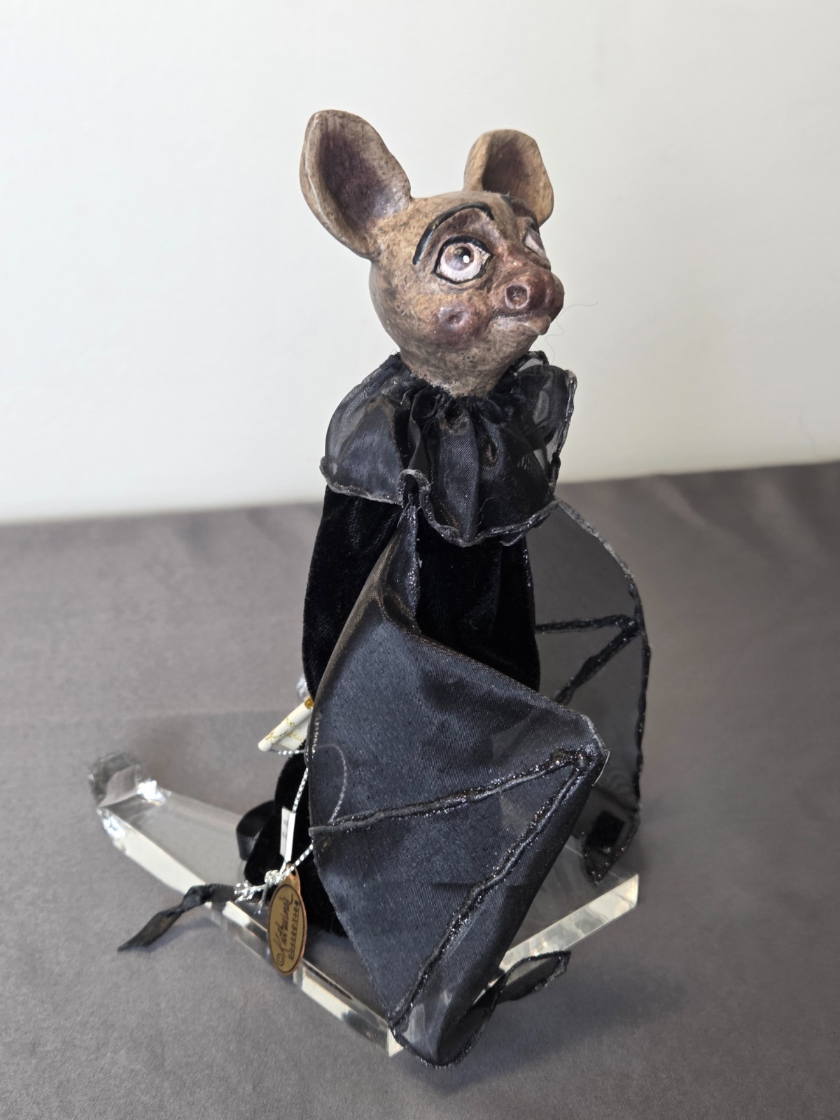 Katherine’s Collection Wayne Kleski Halloween BLK BAT Pouch Decoration Gift Bag?