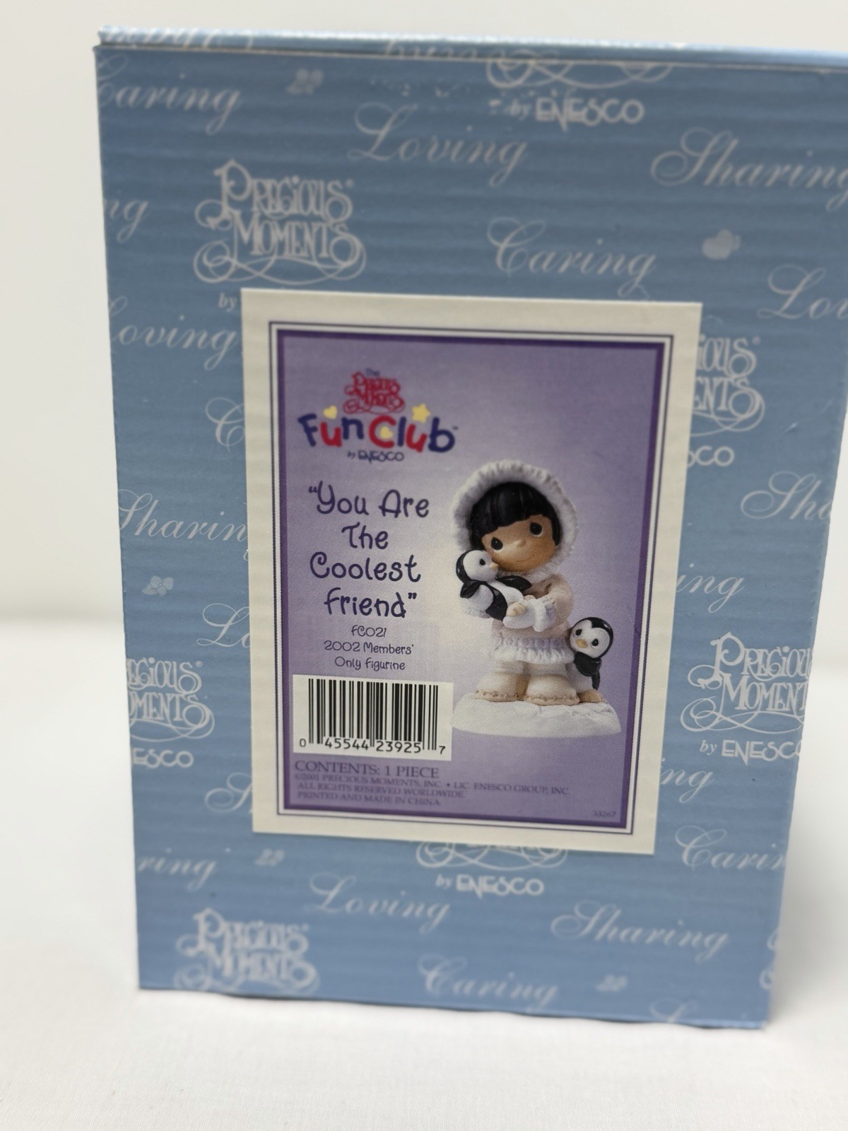 Precious Moments Fun Club “You Are The Coolest Friend” 2002 Figurine FC021 Boxed