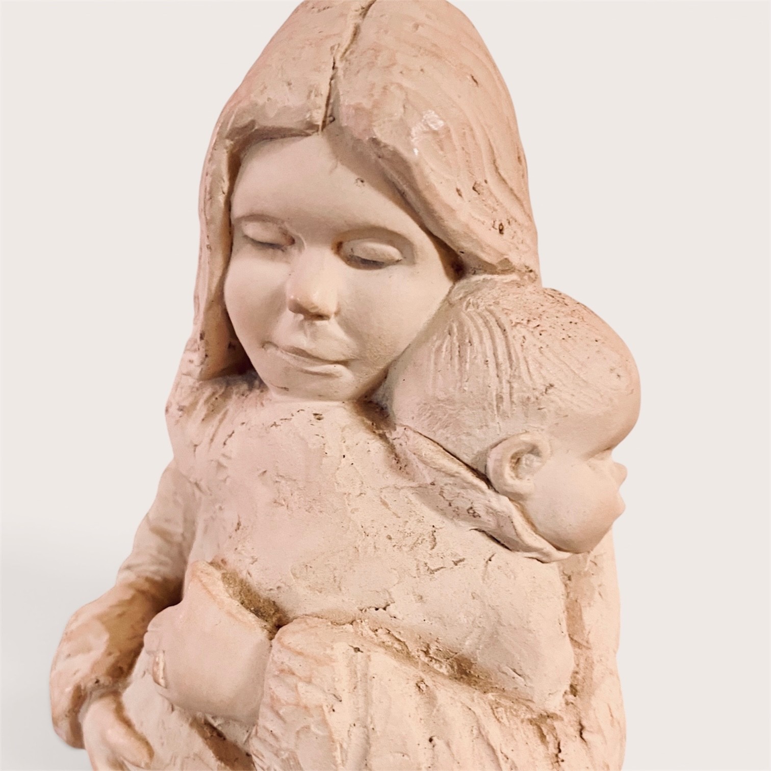 Vintage 1992 Austin Sculpture Mom’s Joy Dee Crowley Mother Baby Figurine 12″
