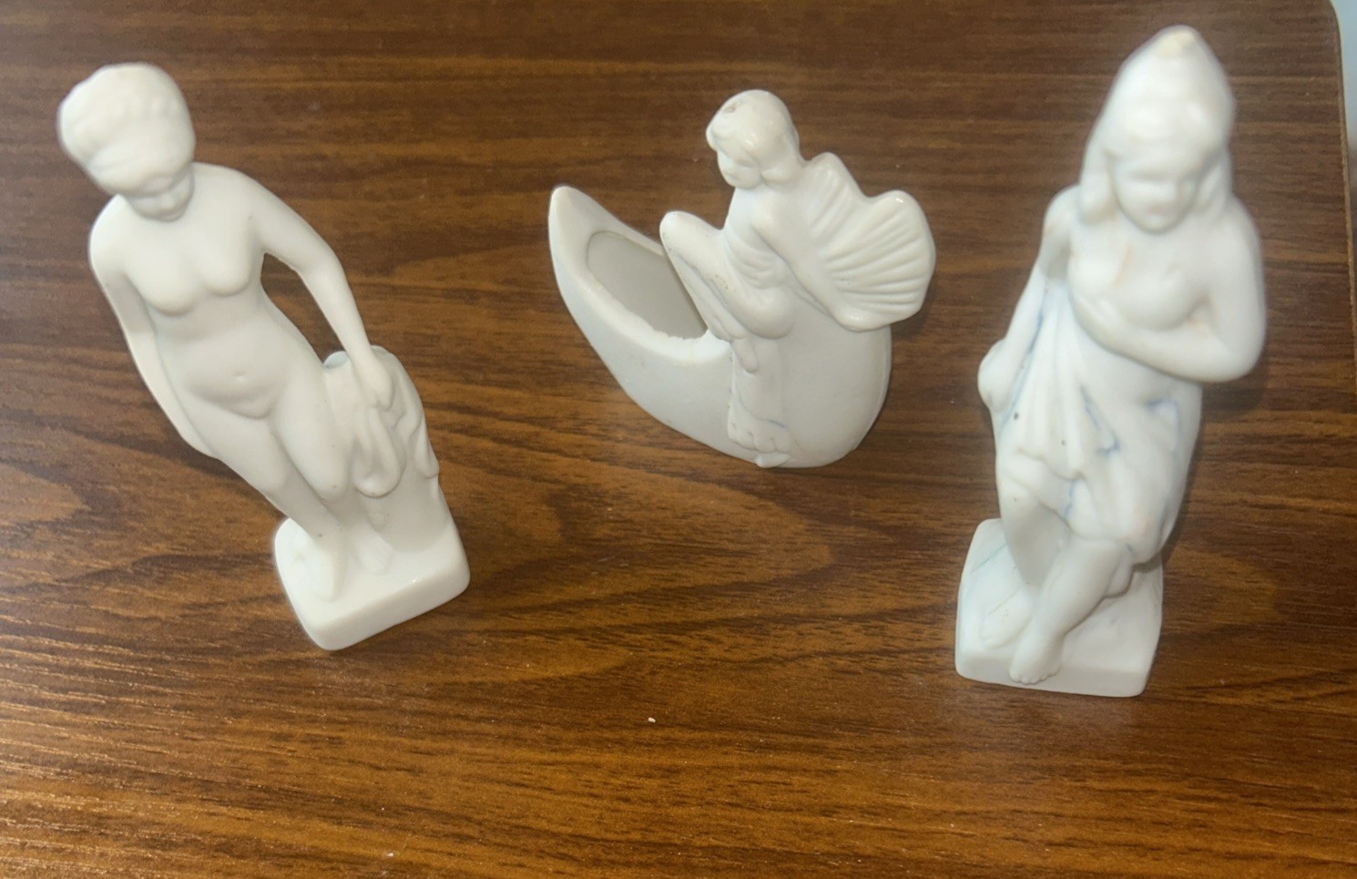 Vintage Figurine Miniature Greco-Roman nude female Japan Mid 20Th Century
