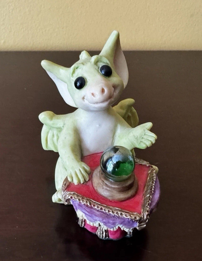 1995 SEE ALL KNOW ALL Whimsical World Of Pocket Dragons Psychic Figurine