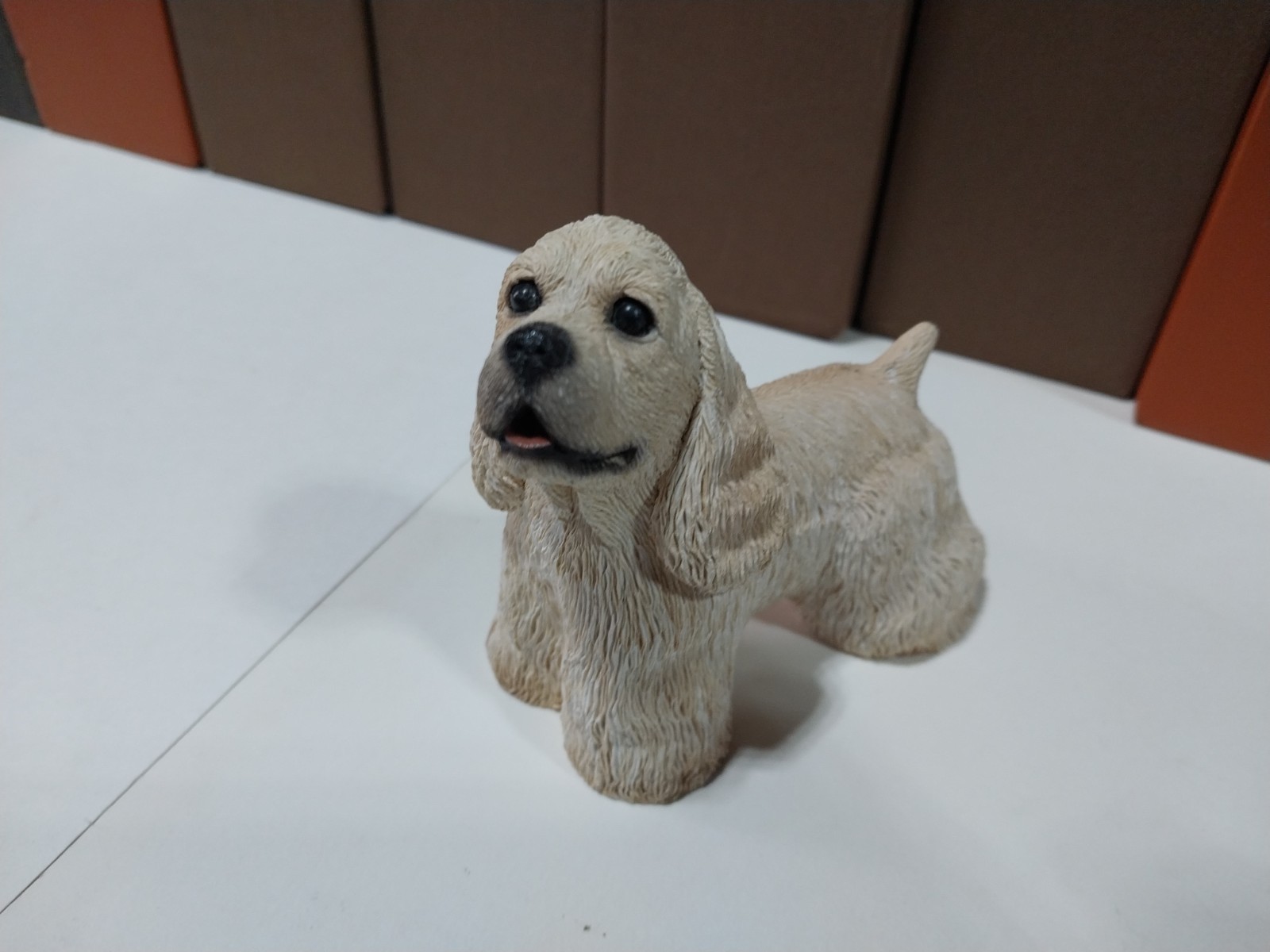 Stone Critters Blonde Cocker Spaniel Figurine