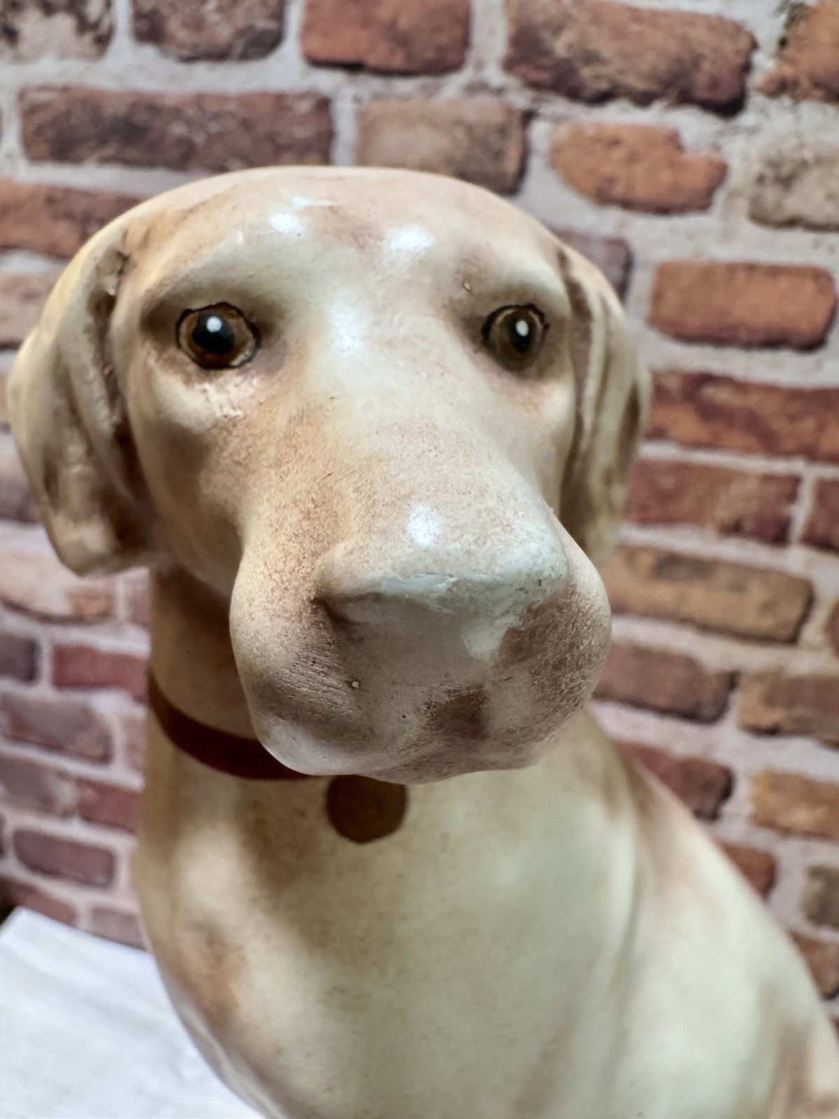 Vintage Labrador Retriever Dog Figurine Universal Statuary Made in Philippines