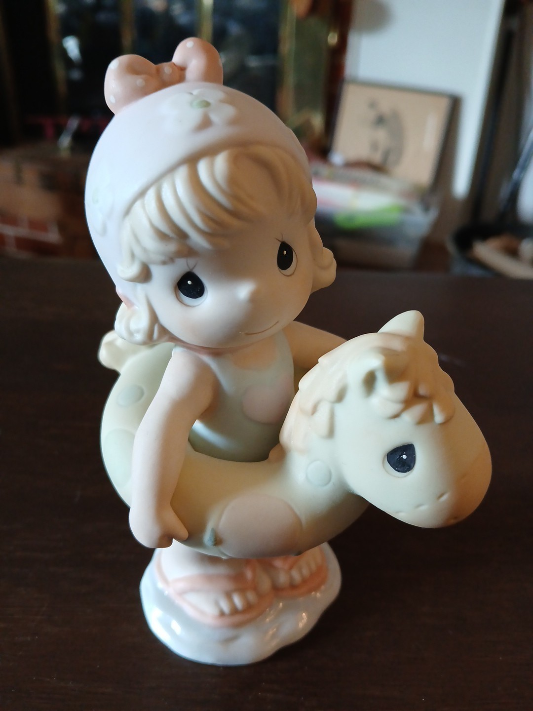 Precious Moments 1996 YOU’RE A LIFE SAVER TO ME ~ Girl with Inner Tube 204854