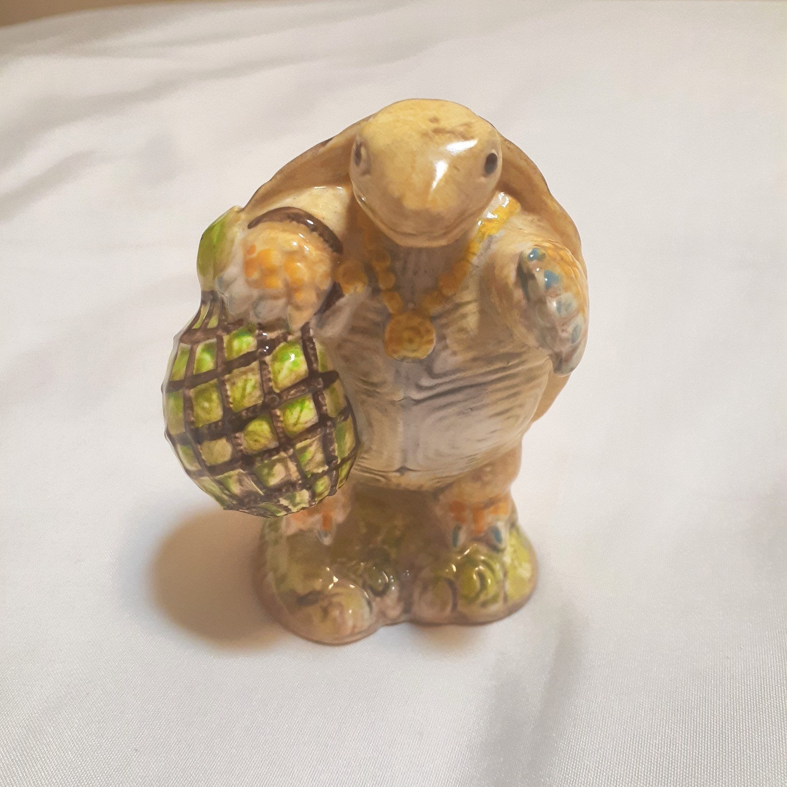 Beatrix Potter Mr Alderman Ptolemy Figurine Beswick England F Warne Tortoise