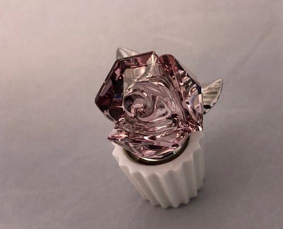 SWAROVSKI MINIATURE ANTIQUE PINK ROSE, #5045566, 2014, RETIRED, RARE, NEW IN BOX