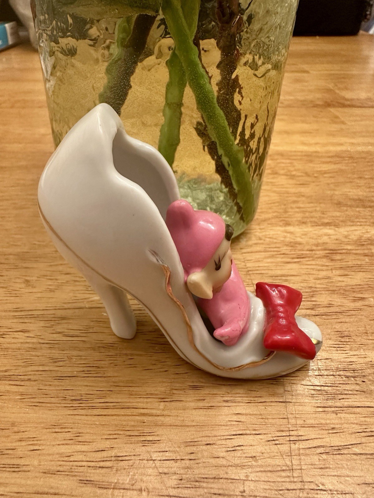 Vintage Pixie/Elf in High Heeled Shoe