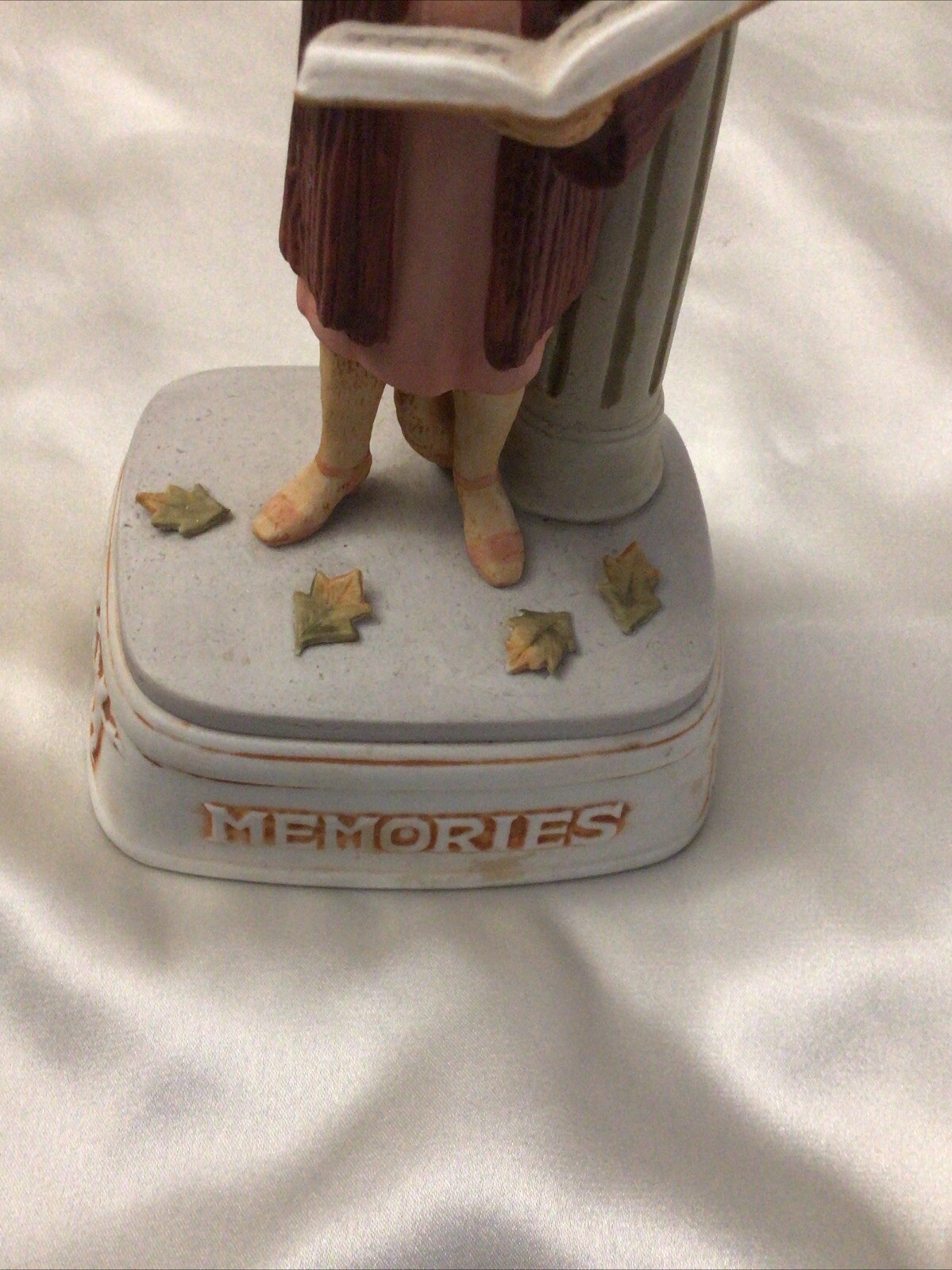 Vintage Roman Inc. “Memories” Cat Music Box Figurine Rare Collectible Figure