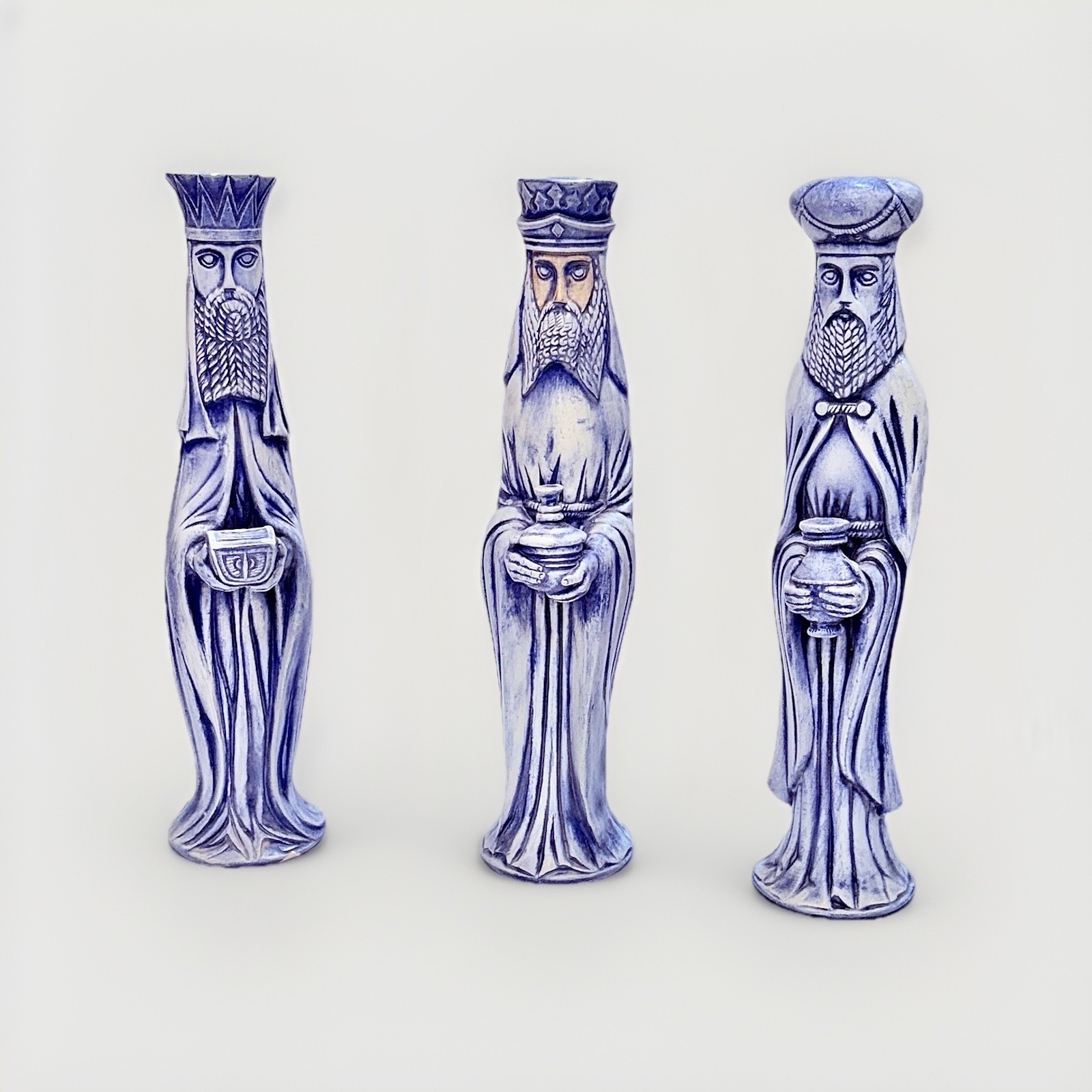 Greek Statues; (“Three Wise Men”).