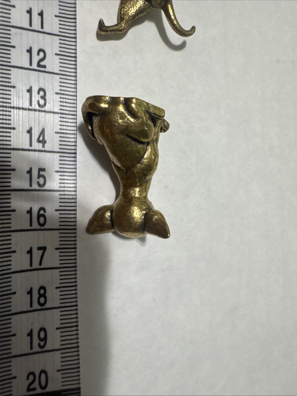 Solid Brass 2 Pcs Chihuahuas Dogs Desktop Decor Ornament Paper Weight