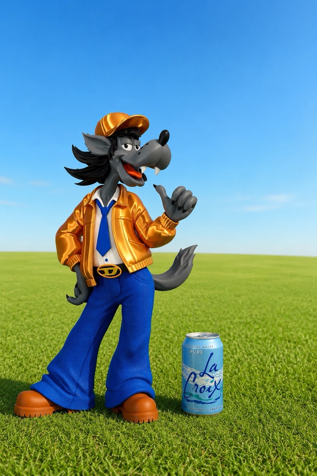 Nu Pogodi! Ну, погоди! Wolf Figure 19.7in Cartoon Collectible Decor