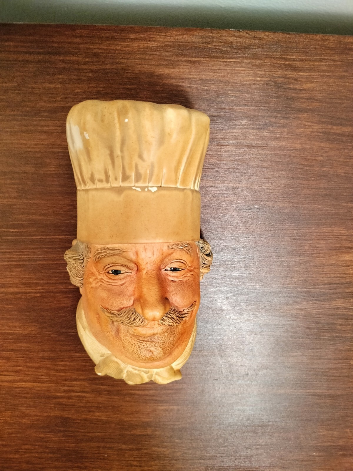 Chef England 1969 Bossons 3D Head Baker #30 Mustache Fascinating Flips