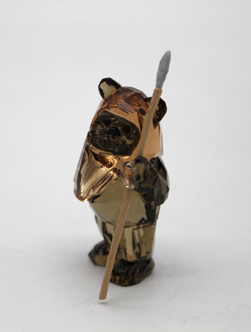 Swarovski Crystal Star Wars Ewok Wicket Figurine Brown (5591309) – NEW