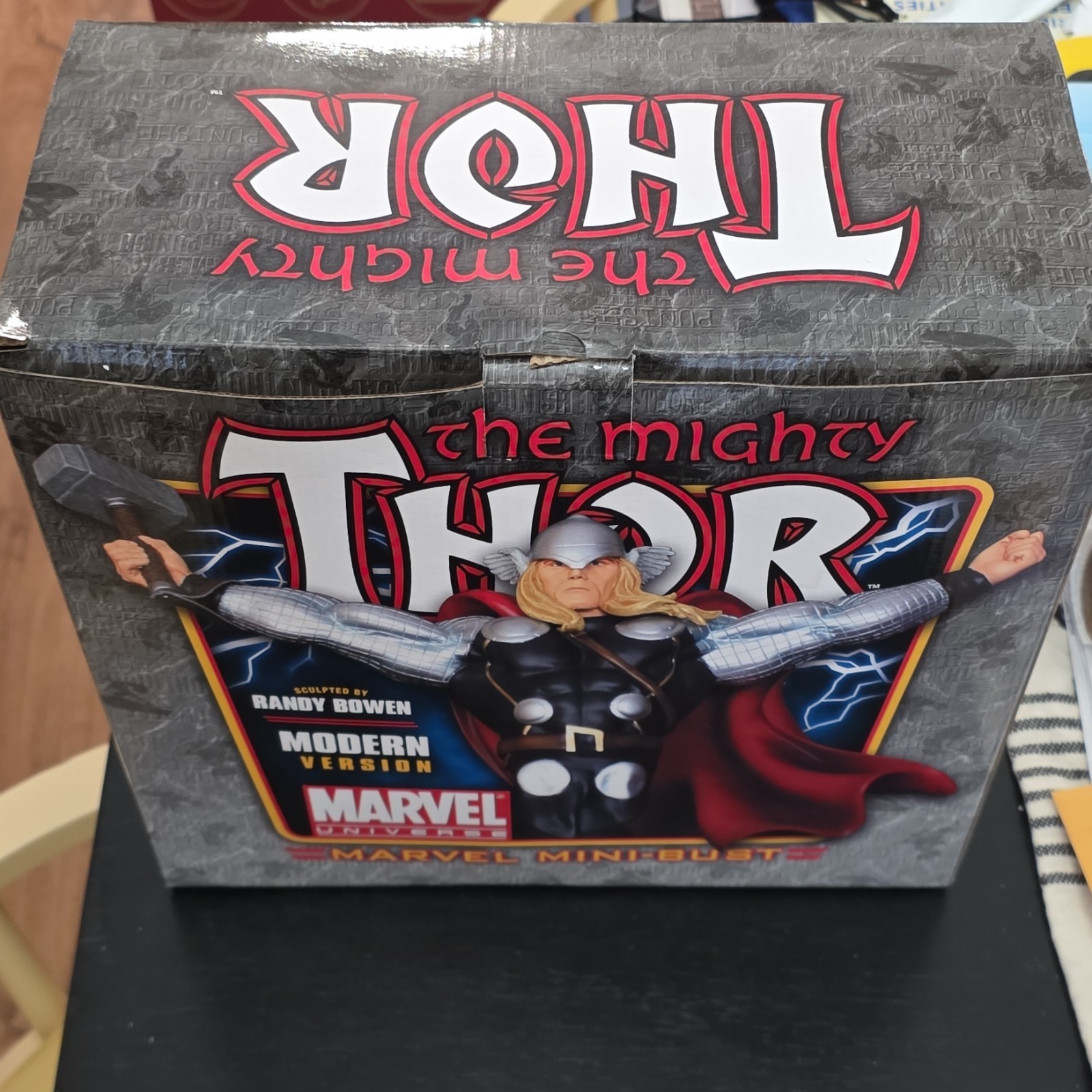Bowen Designs Thor Marvel Mini-Bust Limited Edition Randy Bowen Resin Box 2010