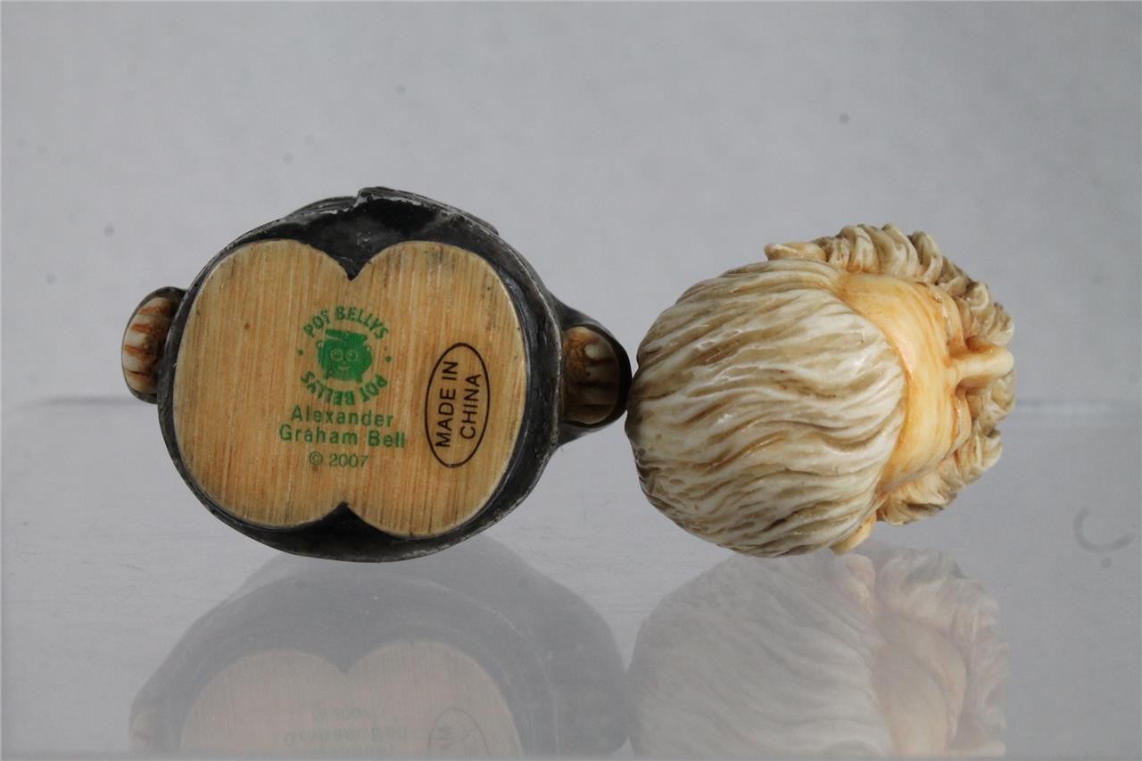 RARE Harmony Kingdom Ball Pot Bellys -ALEXANDER GRAHAM BELL -xPBHAB -Retired NIB