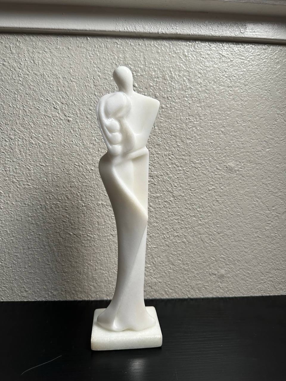 Tall White Ceramic Vintage Figure Good Condition