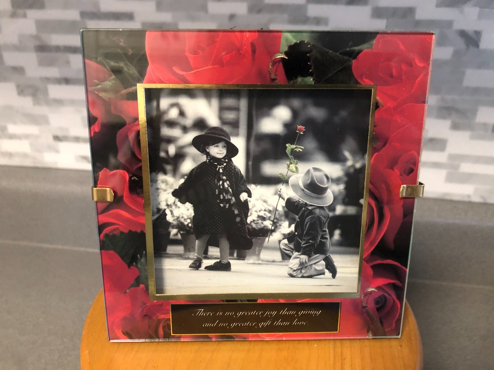 Kim Anderson Framed Picture Valentine’s Day Anniversary Picture w Roses Gift