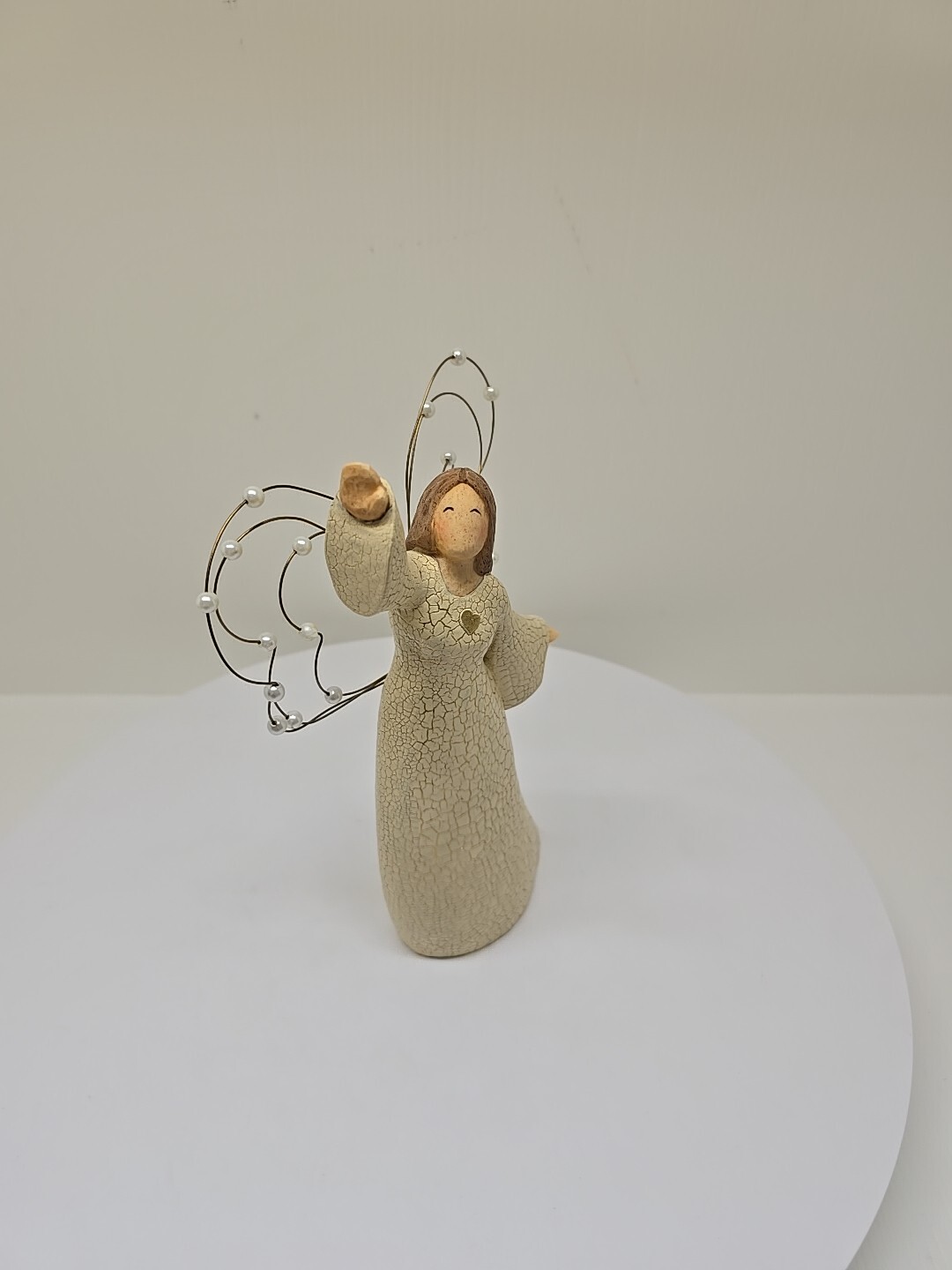 Upward Raised Arm Angle Figurine Collectible by Gift of Love, 9″