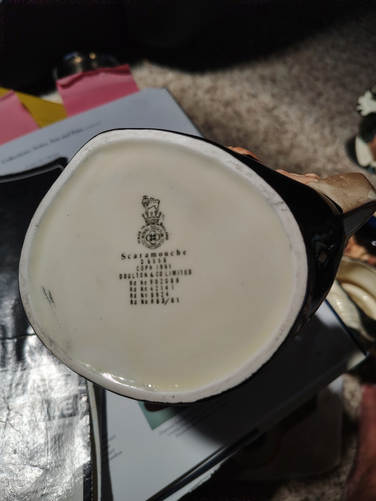 Royal Daulton Character Jug Large D6558 Scaramouche ( First Version)