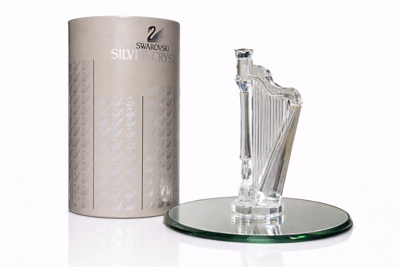 Swarovski Crystal Melodies Harp 169245 Clear Crystal w/ Box Retired Mint
