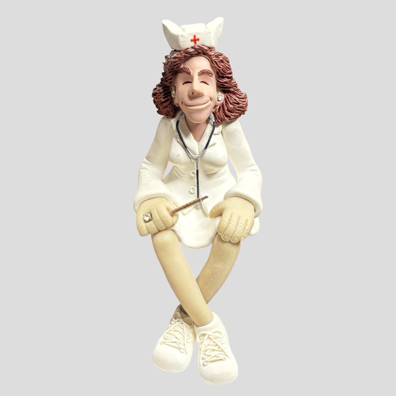 D Manning FAMILY OF FRIENDS Shelf Sitter Nurse RN Female Figurine Figure Statue