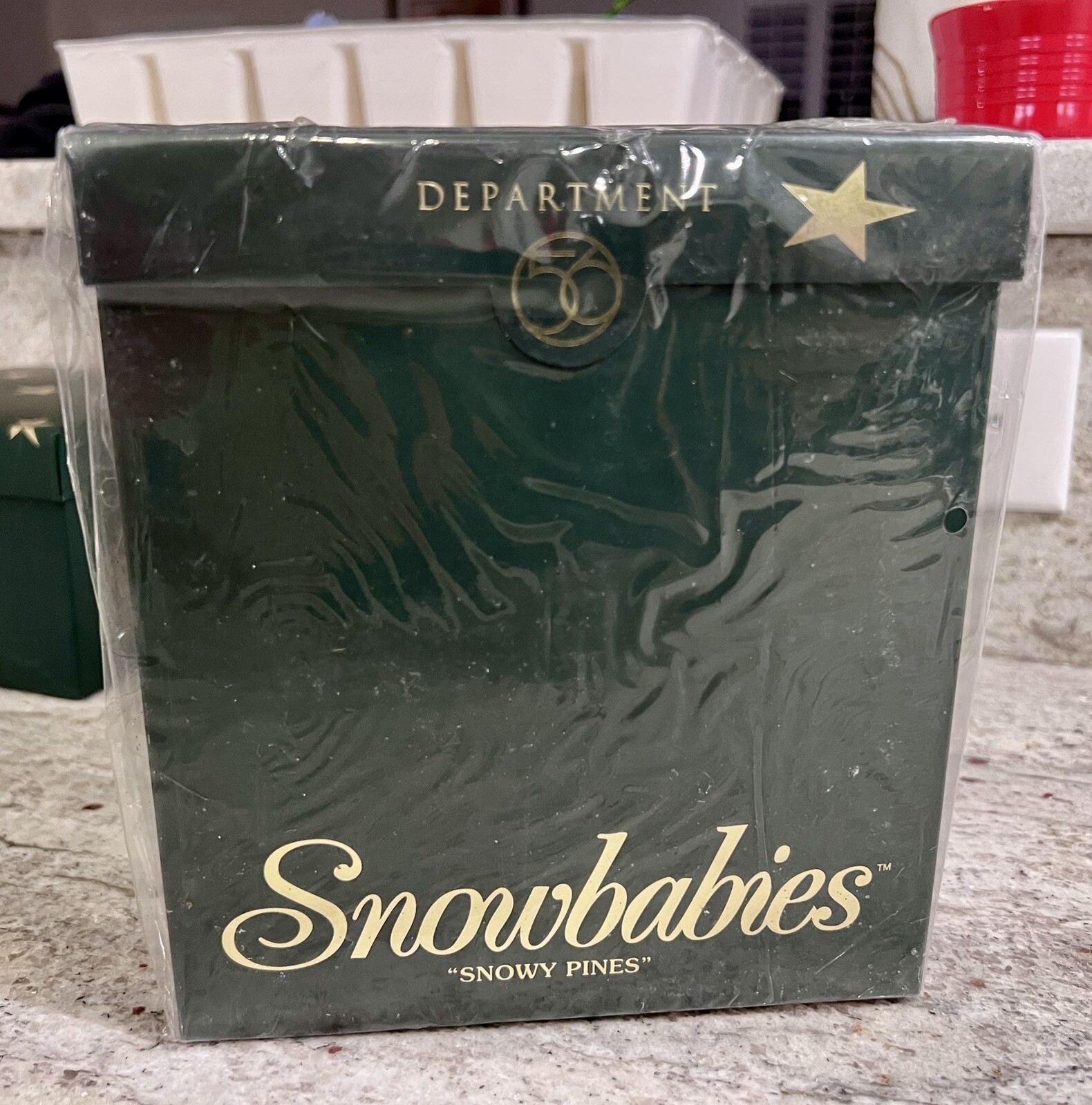1999 Snowbabies Dept 56 “Snowy Pines” 3 Set #69046 NIB