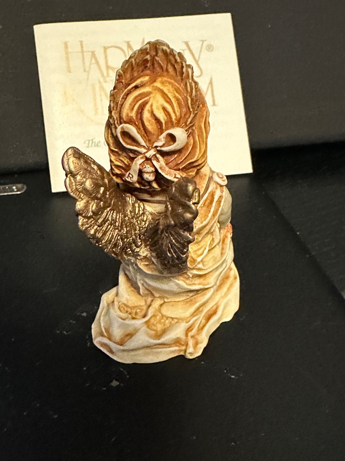 Harmony Kingdom Angelique “Fleur de Lis” 1997 Trinket Box Figurine w/ Box ANFL