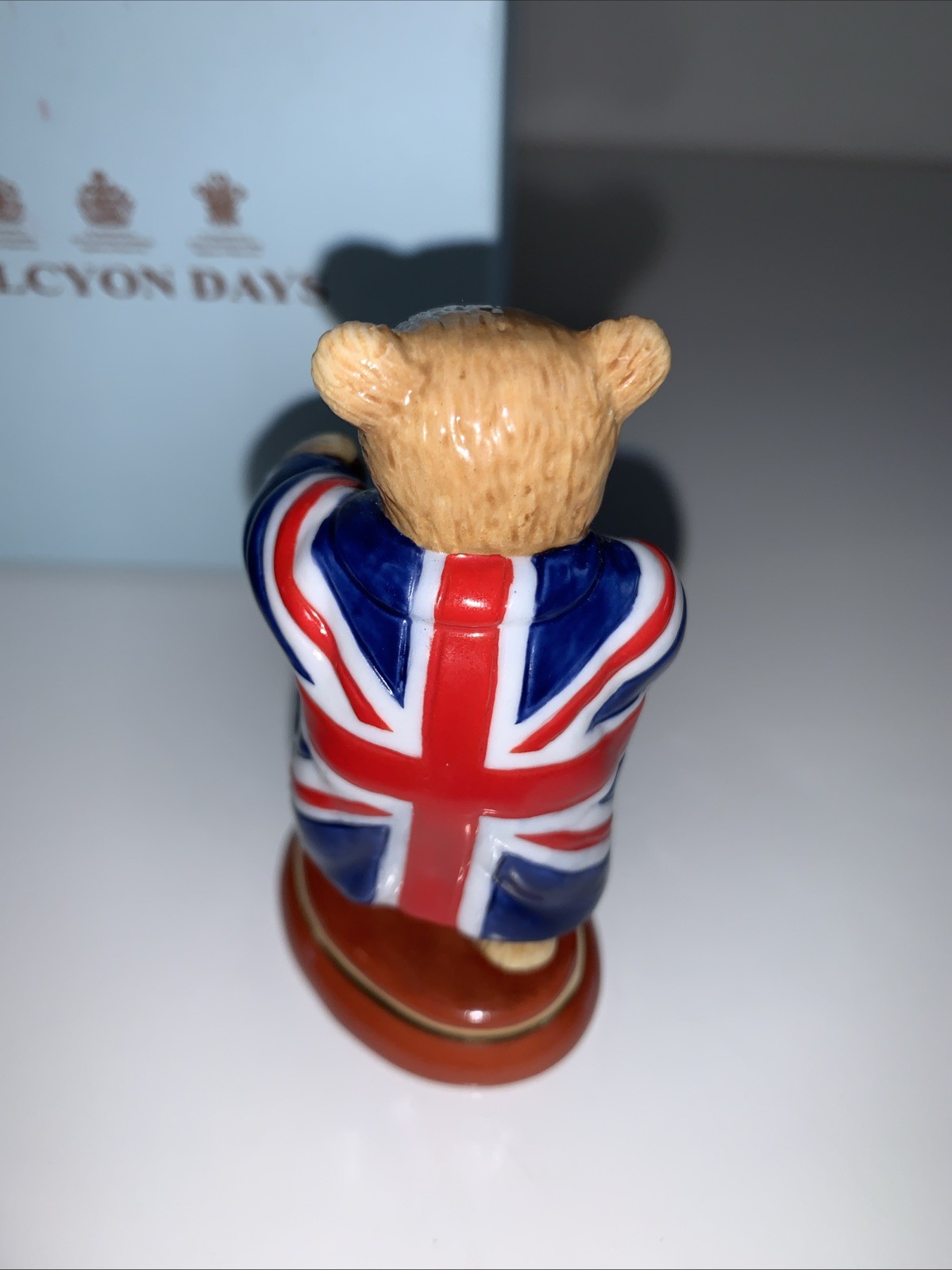 Halcyon Days Limited Edition British Britain Boxer Teddy Bear 2012 With Box RARE