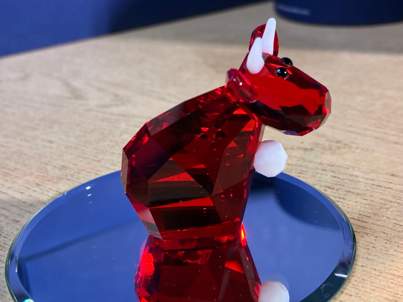 Swarovski LovLots Soccer Mo Red Cow 968798 Limited Edition 2008 MIB+Certificate