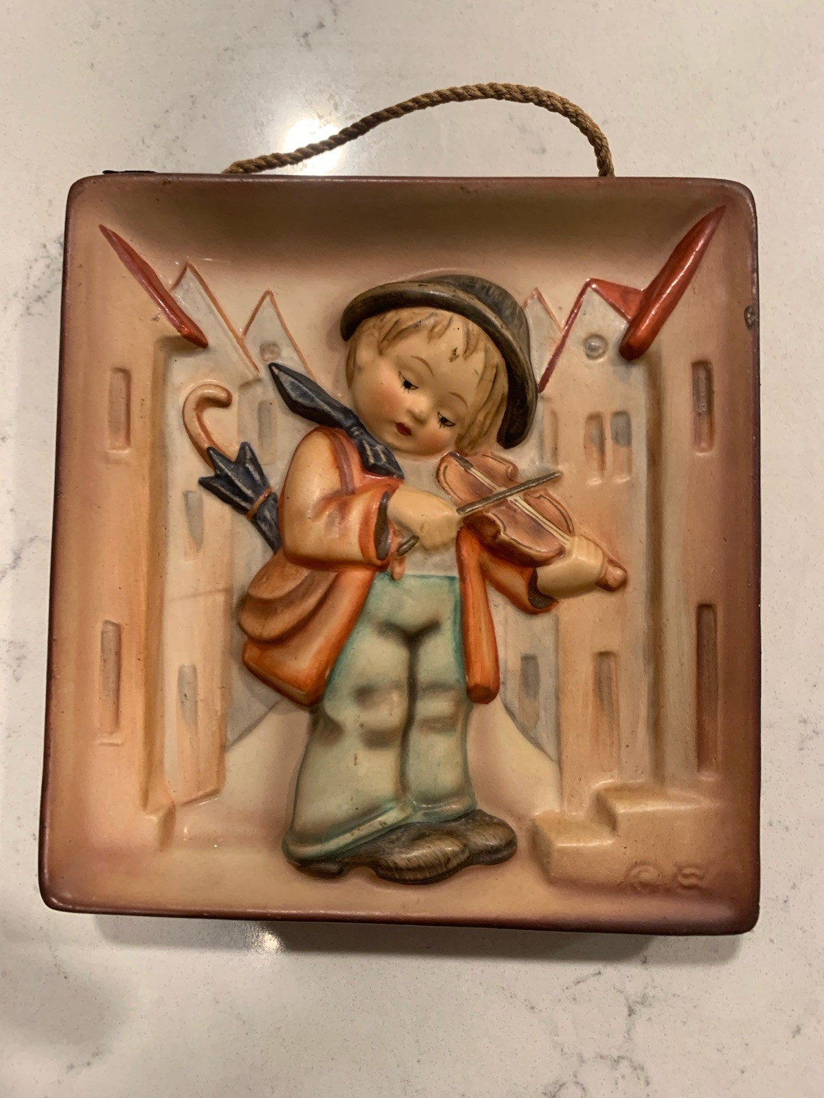 Goebel Hummel Little Fiddler #93 Figurine Wall Plaque Germany