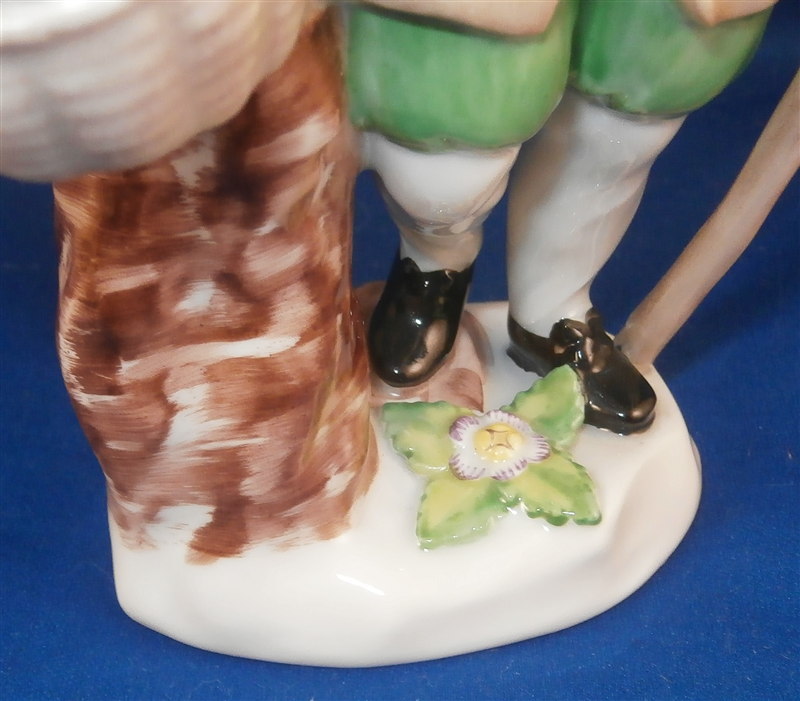 Augarten Wien Porcelain Street Merchant Figure Figurine Porzellan Figur Vienna