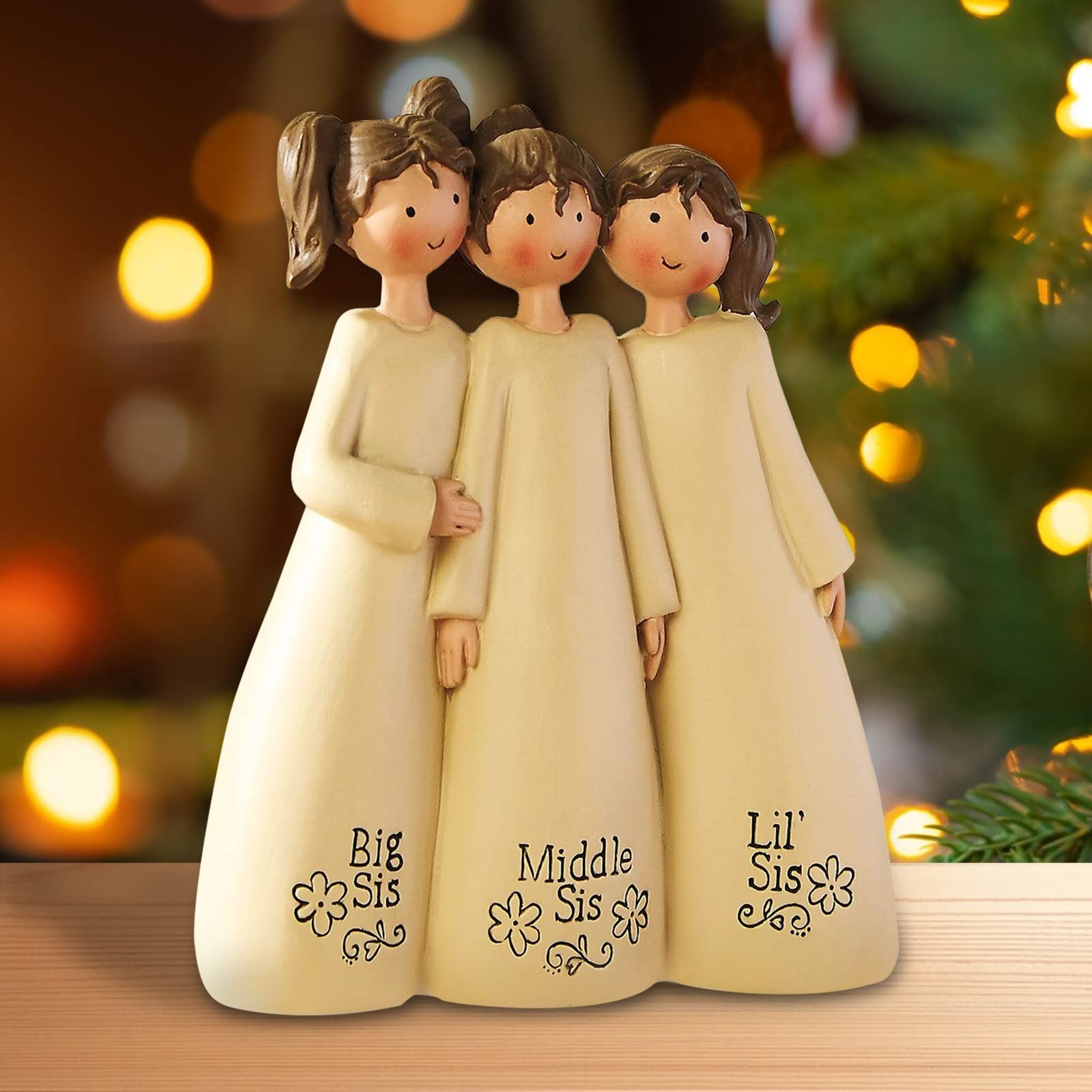 Think of Me Sister Figurines, Together Forever, Friendship Birthday Gifts, Decor