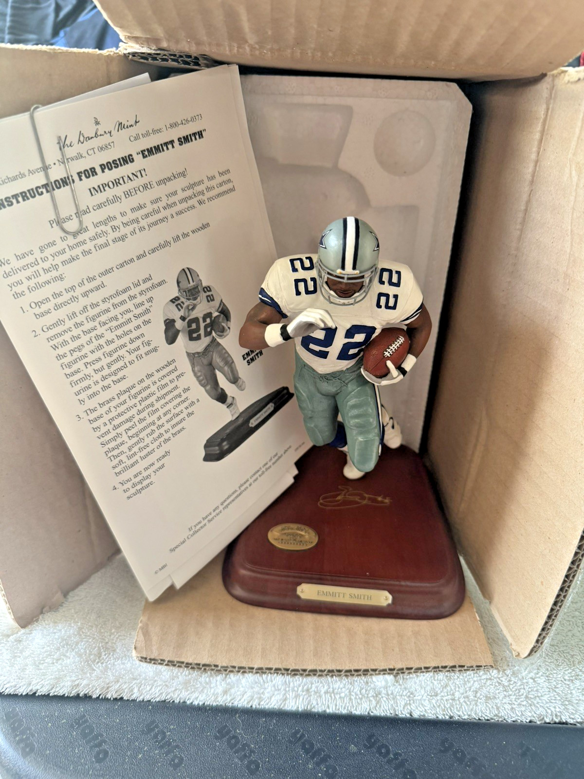 Emmitt Smith | Danbury Mint | All Star Figurine | Dallas Cowboys