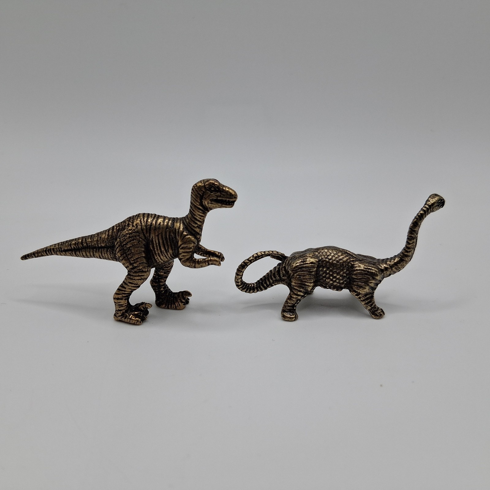 Brass Dinosaur Figurine Statue Animal Figurines Toys Desktop Decoration Trinket