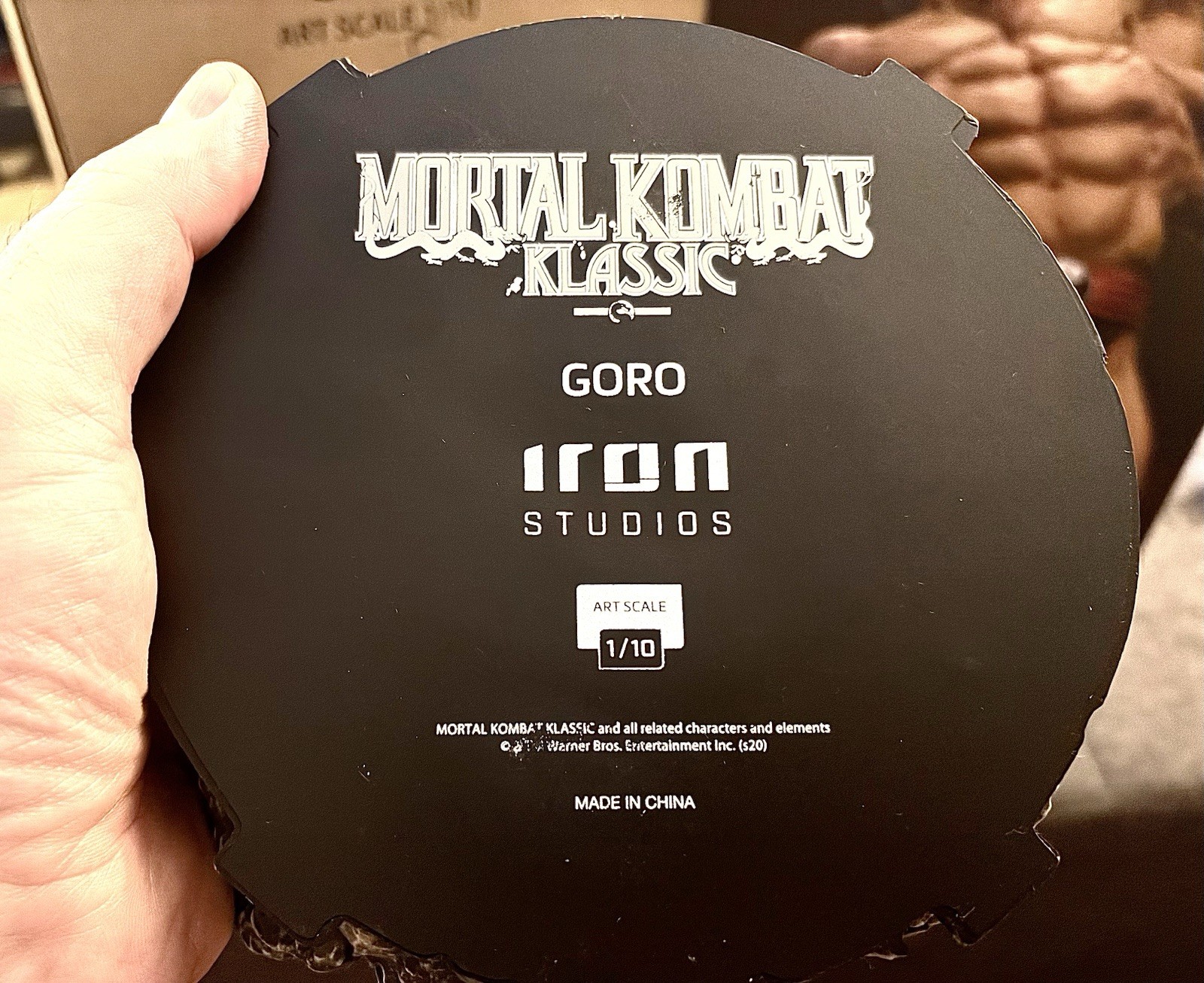 Iron Studios Goro 1/10 Scale Mortal Kombat Klassic Statue. Amazing Condition!
