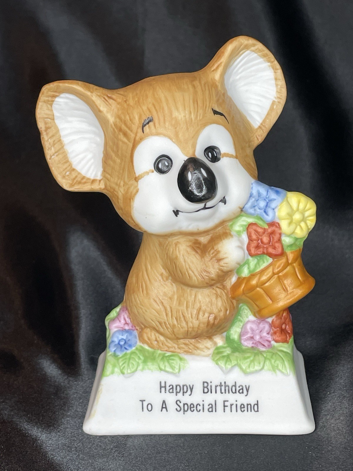 Vtg 1979 RUSS Berrie & Co. Koala Figurine “Happy Birthday Special Friend”
