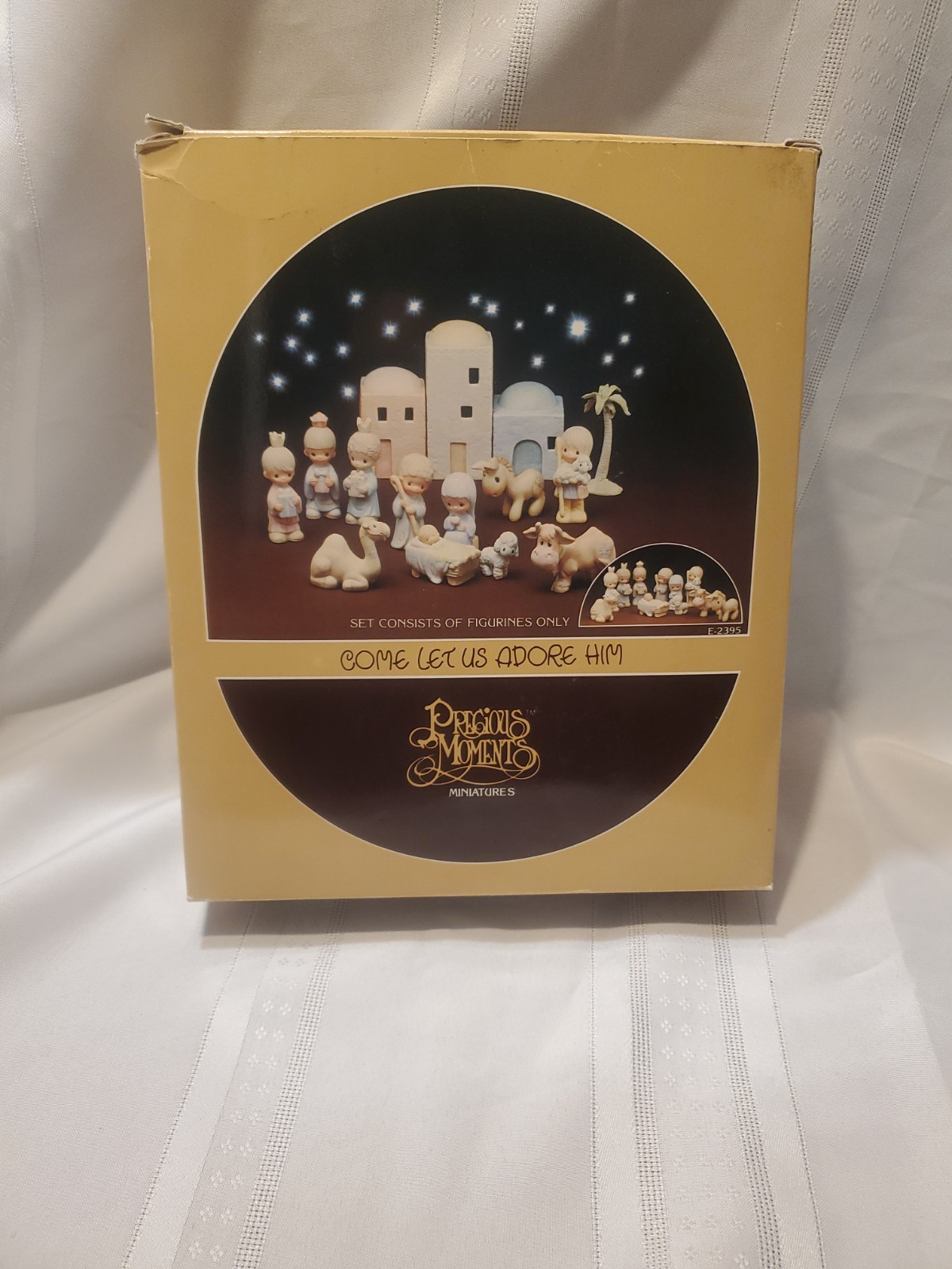 Enesco Precious Moments Come Let Us Adore Him 11 Pc Nativity Set 1982 E2395 L6