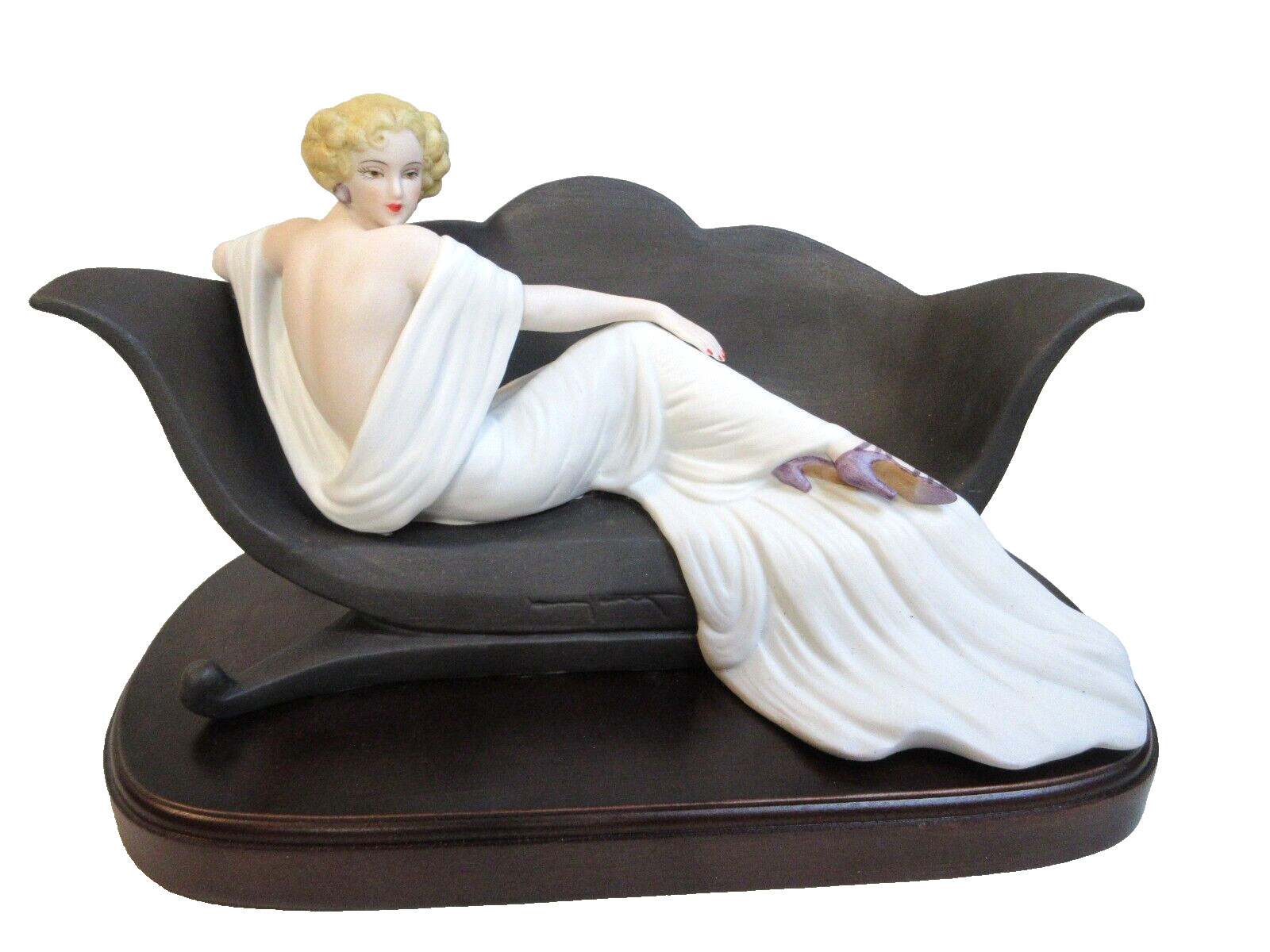 LOUIS ICART FIGURINE~1937 LE SOFA~1984 DACS/SPADEM #1600 OF A LIMITED EDITION