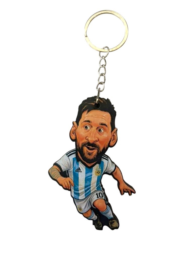 World Cup Football MDF Magnet Keychain Pick Your Player • Llavero Imán Fútbol
