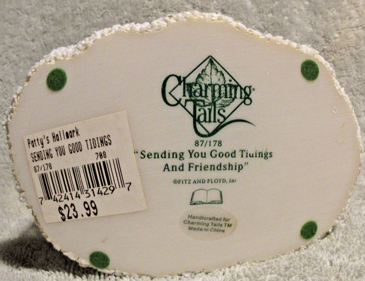 Charming Tales Sending You Good Tidings & Friendship NIB Free Shipping