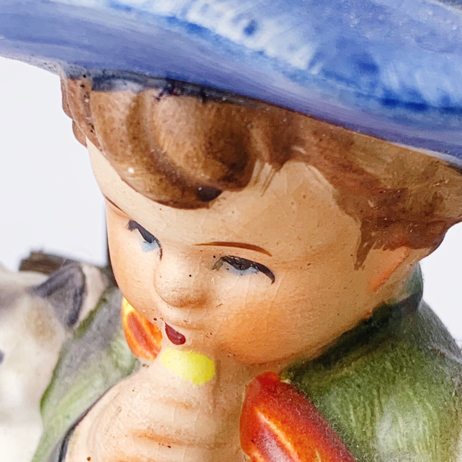 Hand Painted TILSO Boy With Flute Cat / Dog Figurine Porcelain – Made In Japan