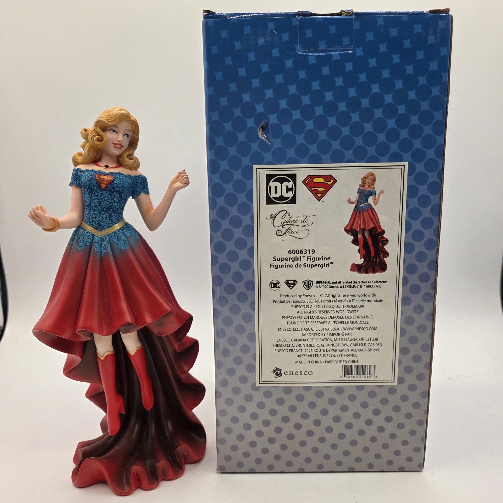DC Comics Couture De Force Supergirl Figurine 6006319 New In Box Enesco