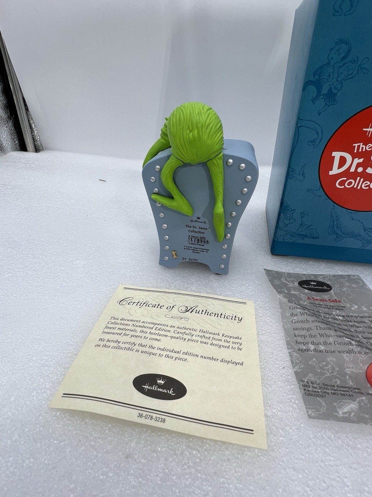 Hallmark Dr. Seuss “A Seuss Safe” Figurine In Box