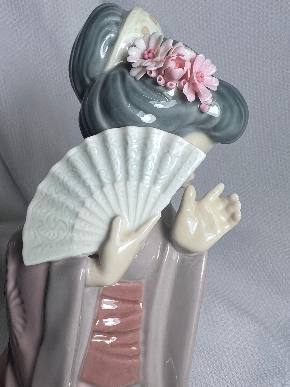 VTG Lladró Daisa 1978 Geisha Girl Hand Made In Spain Sculpture Figurine On Stand