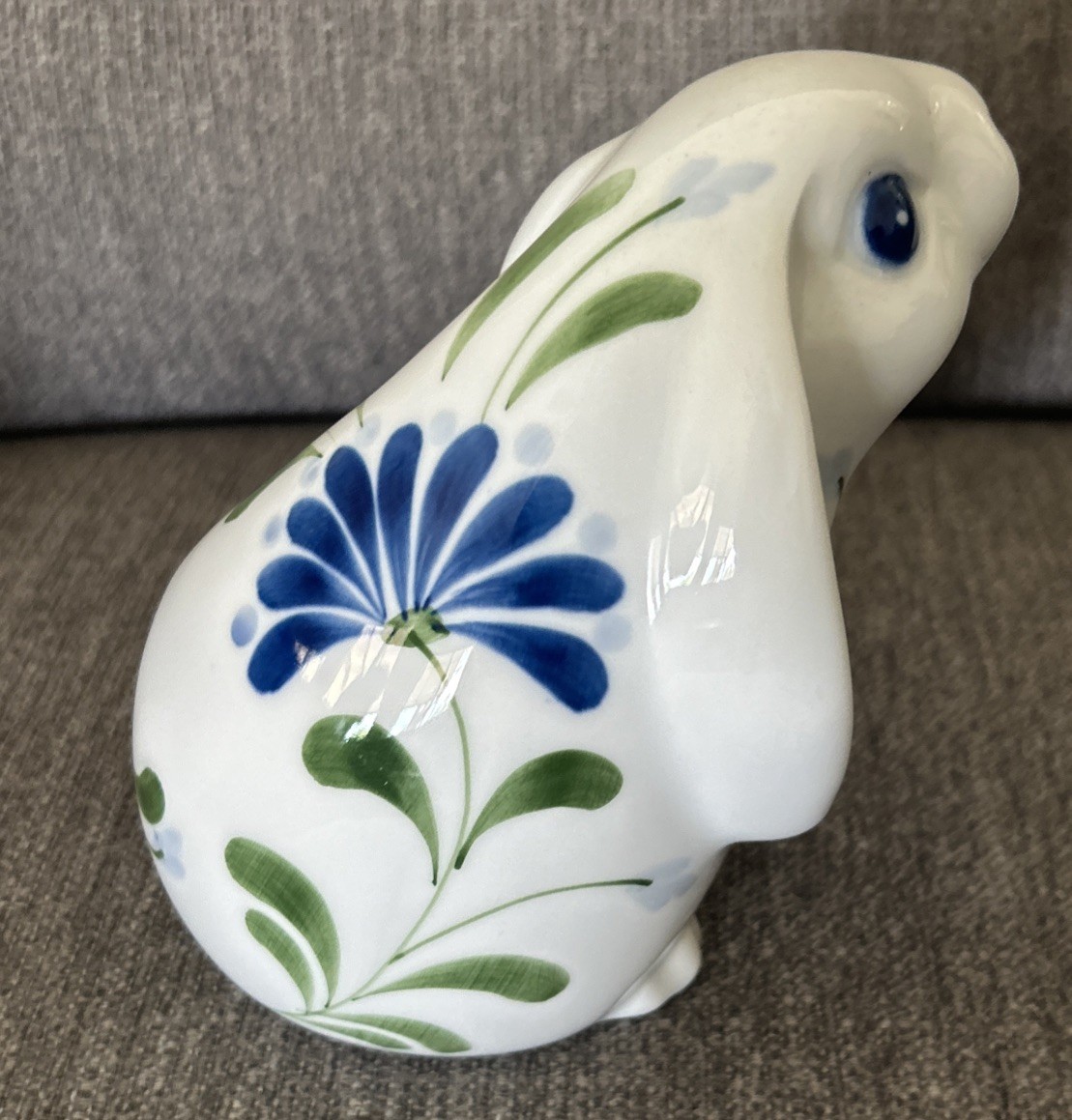 Dansk Int’l Vintage Ceramic “Sage Song” Rabbit Figurine Approx: 5 1/2” H x 4” W