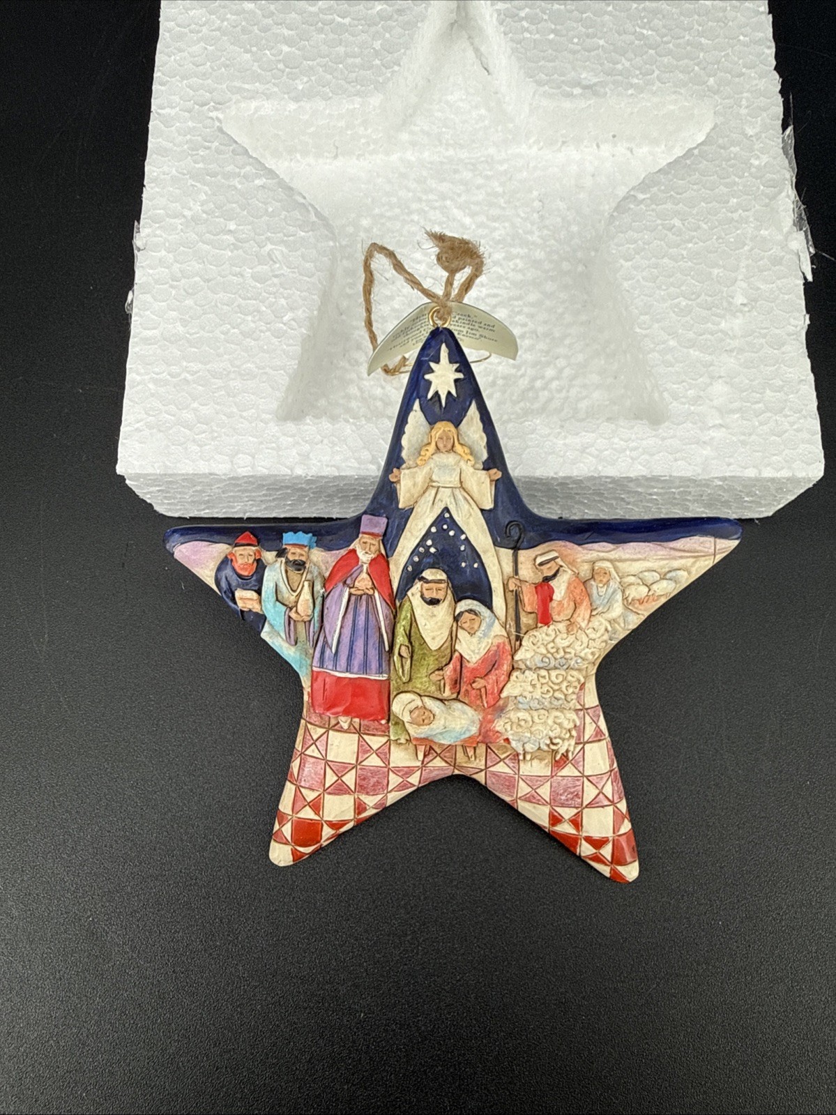 Jim Shore Heartwood Creek “Nativity Star” Christmas Ornament 4010627 2008 jesus
