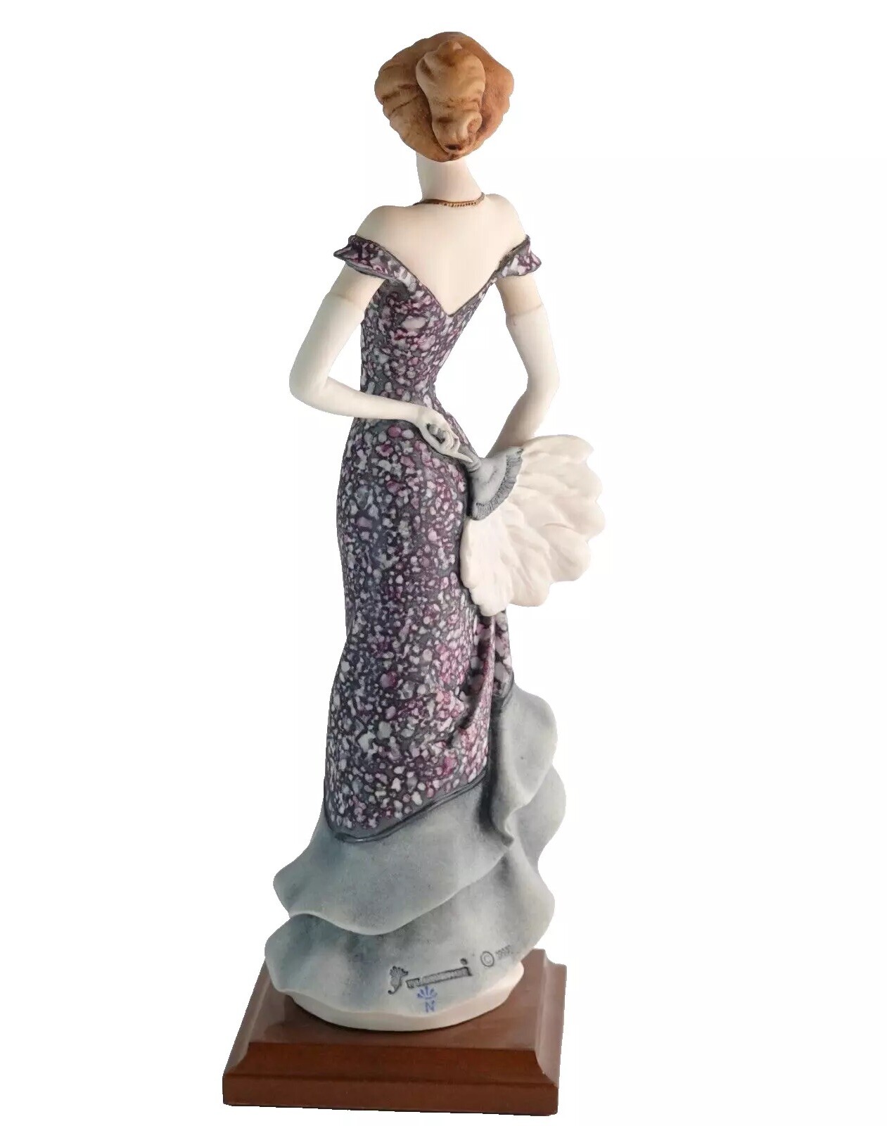 Giuseppe Armani Florence Figurine “Lady with Fan” Sculpture 833C Italy RARE