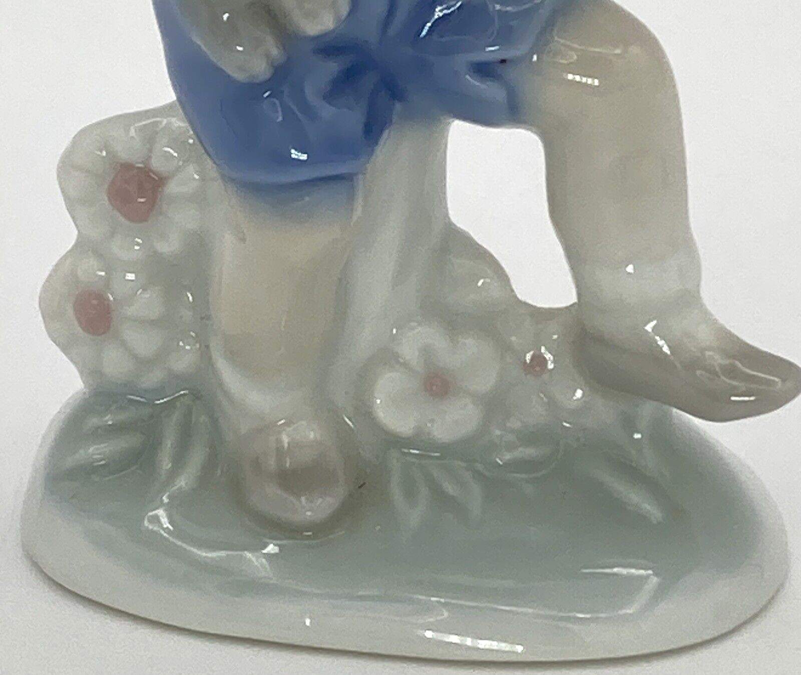 Vintage Fine Quality Lego Japan Porcelain Boy with Dog Figurine Collectible 4.5″