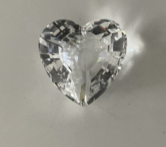 SWAROVSKI CRYSTAL SCS RENEWAL HEARTS RED BLUE CLEAR